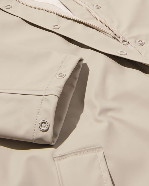 manteau imperméable femme gris argenté