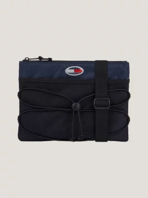 Bolsa Sacoche Skater de Malha com Logo