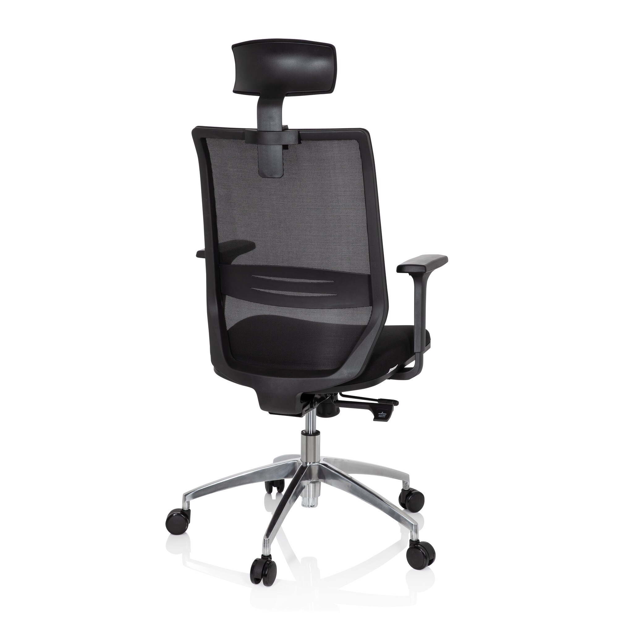 Profi Bürostuhl PROFONDO PRO Stoff/Netzstoff mit Armlehnen (höhenverstellbar) hjh OFFICE