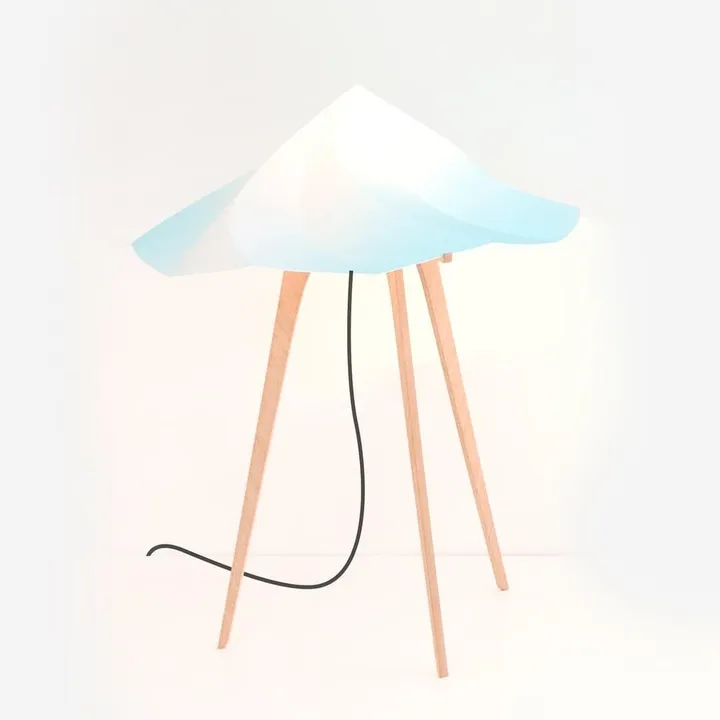 Moustache Lampe à poser Chantilly, Constance Guisset - Grand modèle | Bleu