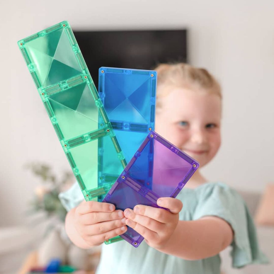 Connetix magnetische tegels rectangle rainbow