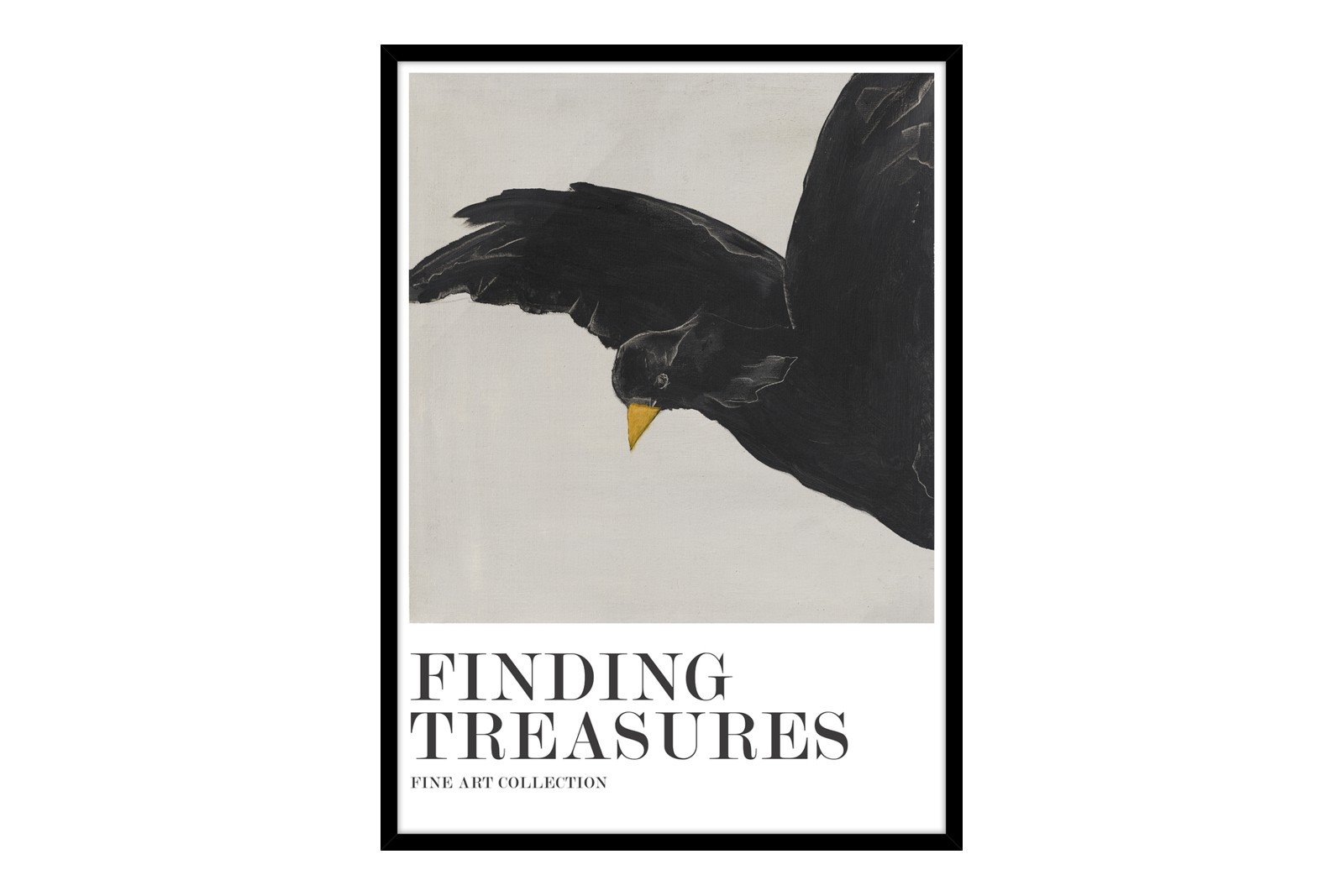 Finding Treasures 50x70 cm Black Frame