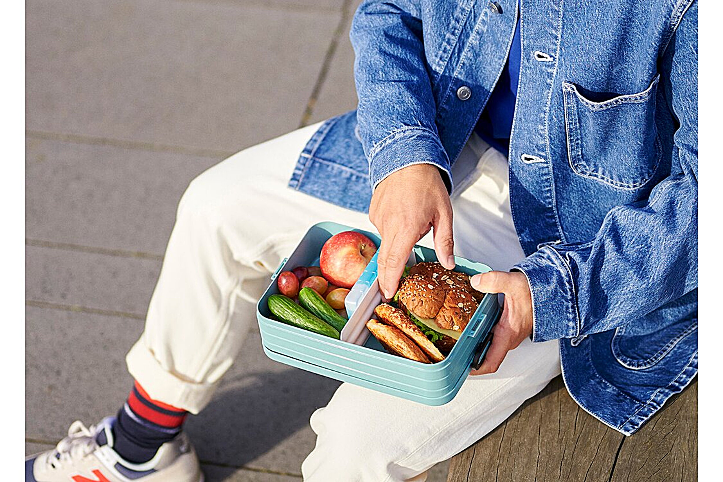 Mepal Take a Break Large lunchbox - Aqua Blue