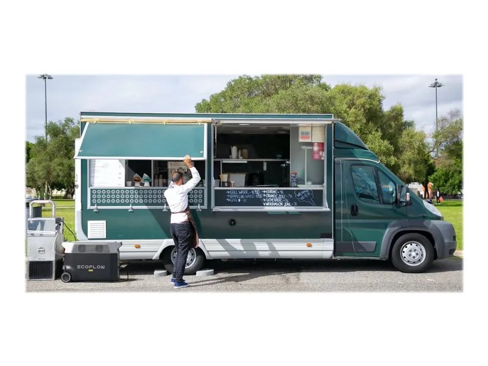 EcoFlow Delta Pro - Transportabel strømstation - AC 220-240 V - litiumjernfosfat - 3600 Wh - Wi-Fi, Bluetooth - output-stikforbindelser: 14