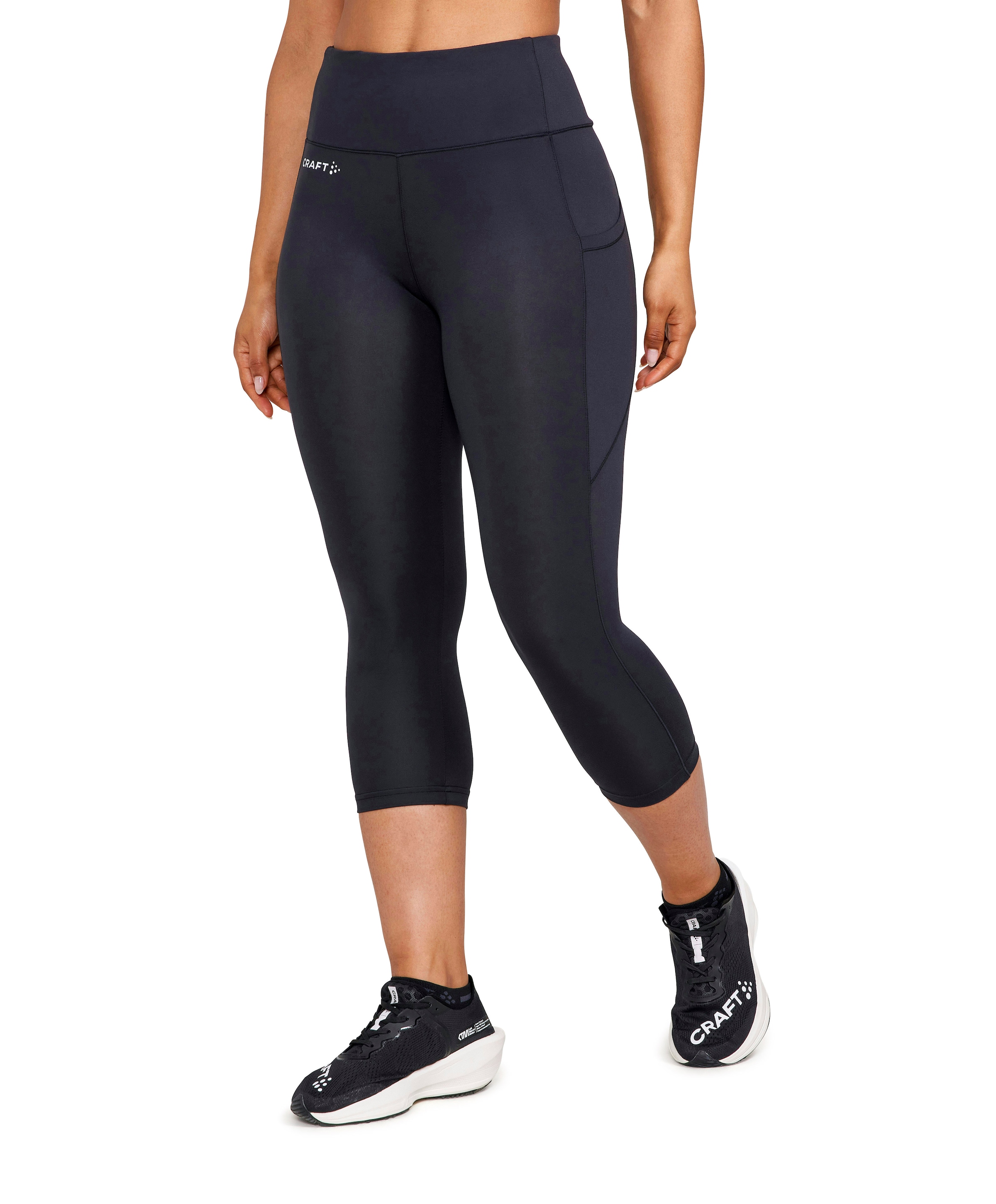Craft ADV Essence Capri tights 2 W dames tights zwart