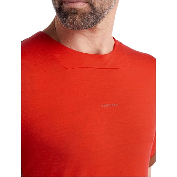 T-shirt randonnée ICEBREAKER M ZONEKNIT SS TEE LAVA/GRAPE/CB
