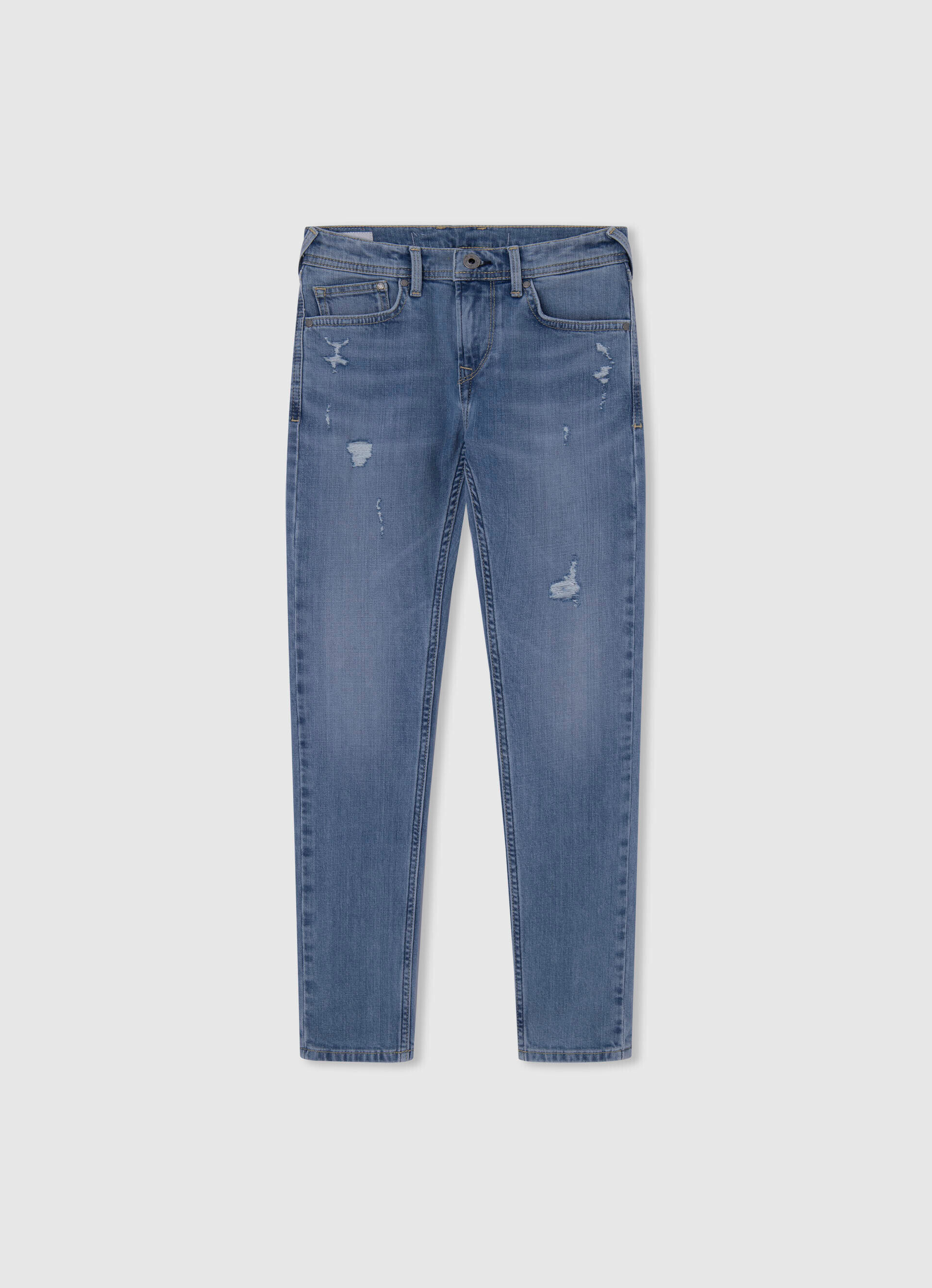 JEANS FINALMENTE FIT SKINNY TIRO BAJO - jeans