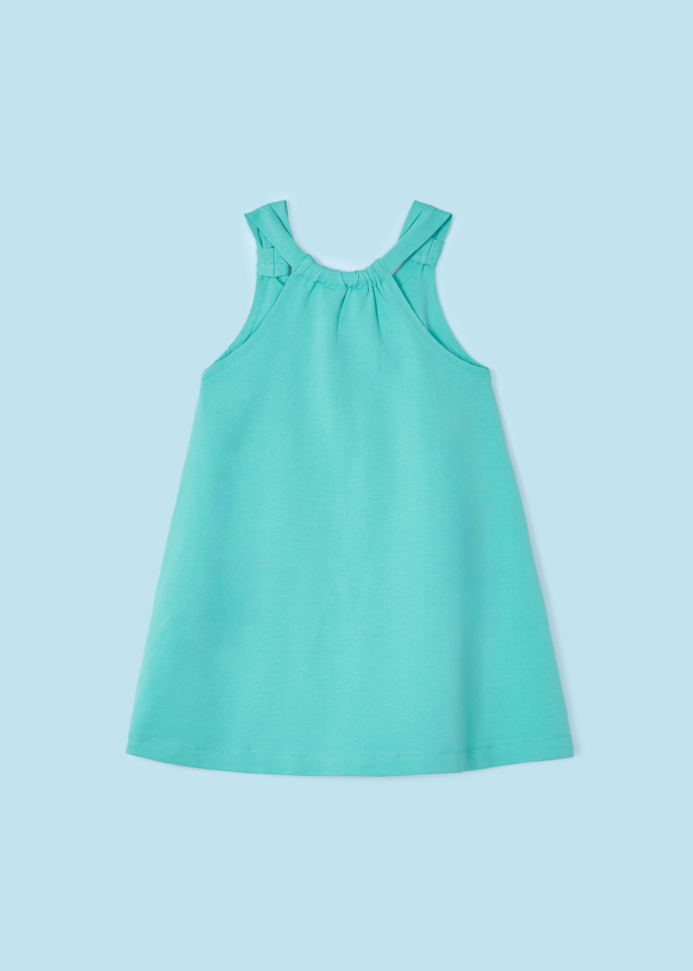 Vestido Better Cotton com estampa de flamingos para meninas