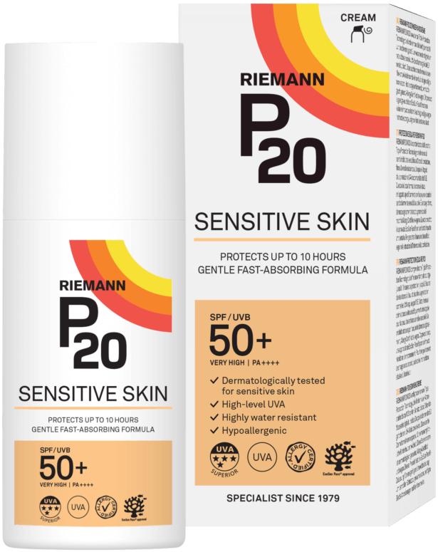 P20 Zonnebrand Sensitive Skin SPF50+ 100ML