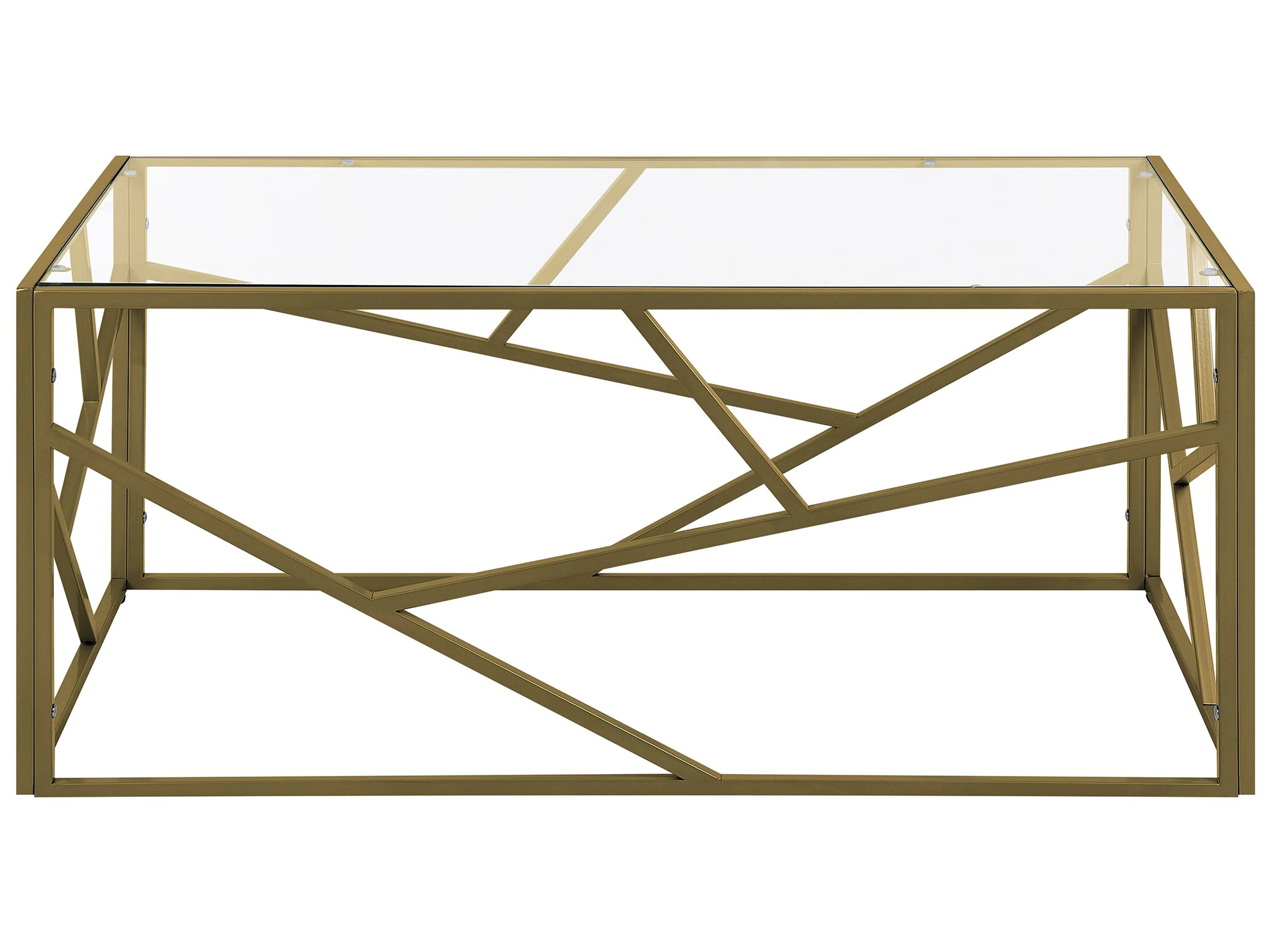 Salontafel ORLAND Glas Goud