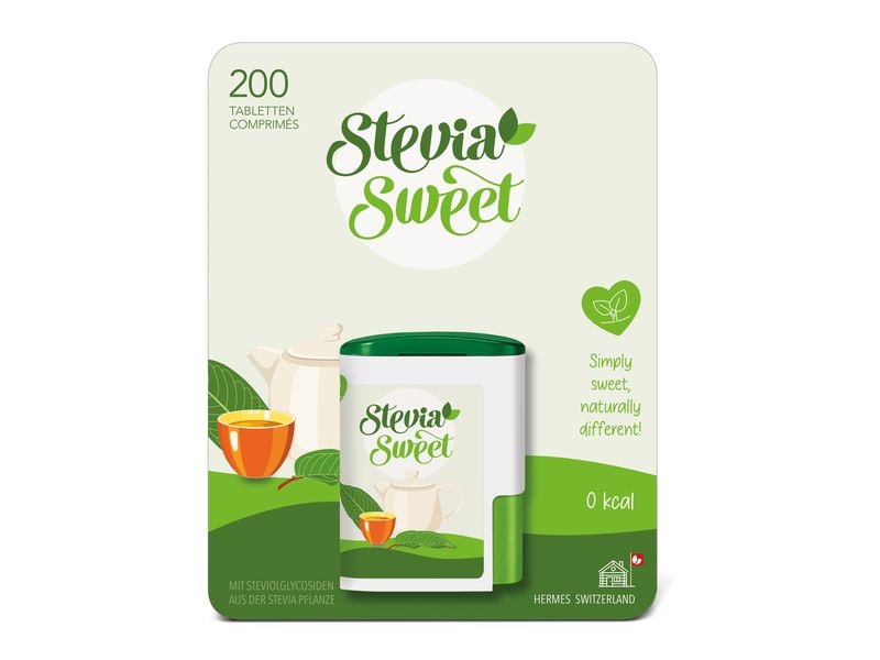 SteviaSweet Süssstoff Stevia Sweet 200 Stück Süssungsmittel-Tabletten