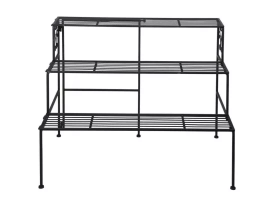 Etagère à plantes pliante en fer 3 niveaux