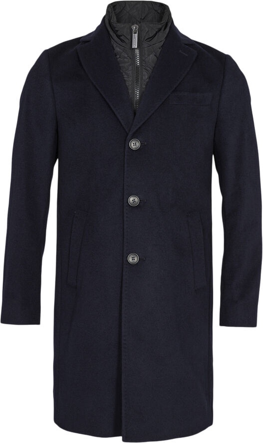 Sand Cashmere Coat - Sultan Tech Blå