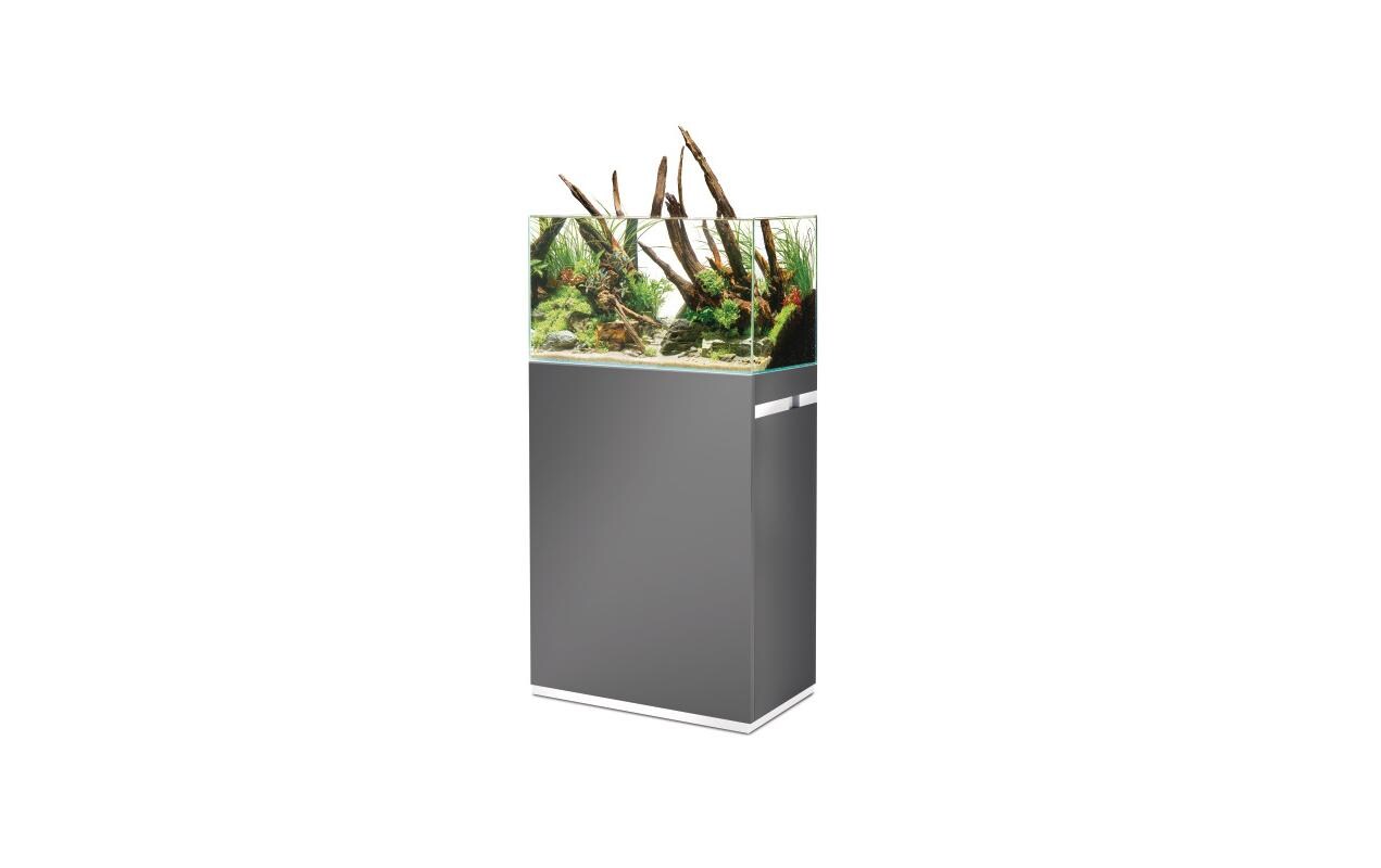Aquarienkombination ScaperLine 60, Grau, 75 l<br>ScaperLine Aquarien aus Optiwhite-Glas mit Unterschrank