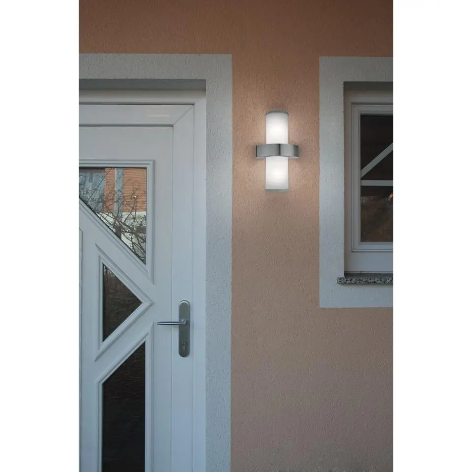 EGLO Beverly Wandlamp - E27 - 35 cm - Zilver/Wit
