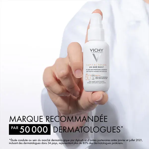 Vichy Capital Soleil UV-Age Fluido Diário Anti-Fotoenvelhecimento FPS 50+ 40ml