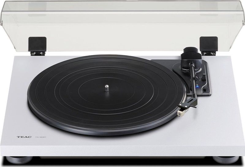 Audio-Technica - TN-180BT-A3 - Bluetooth-Platenspeler - Wit - MDF Houten Kast
