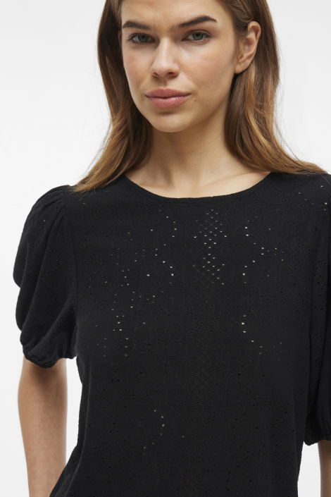 Vila zwarte dames t-shirt