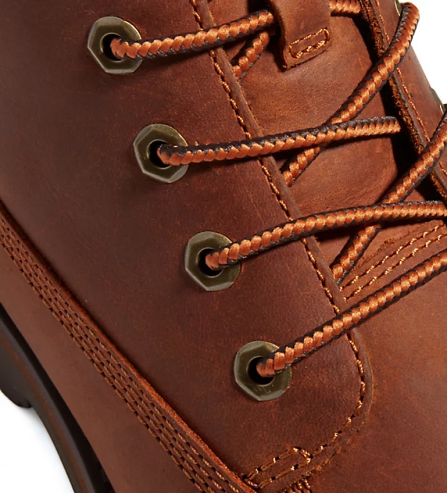 Botas Timberland Courma Kid em couro tradicional cor camelo