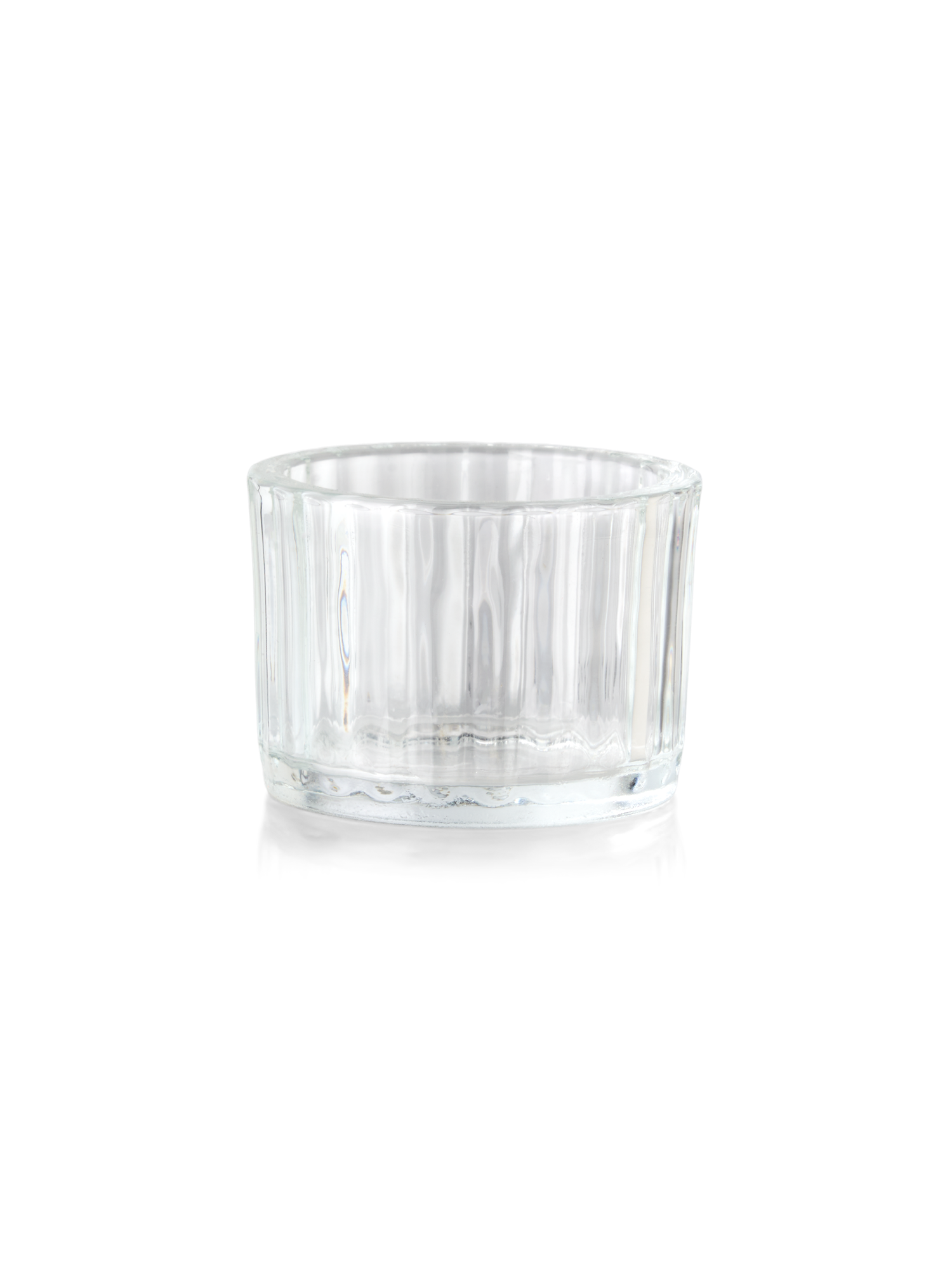 Fyrfadsstage | Glas. 5,5 x 3,5 cm. | Clear