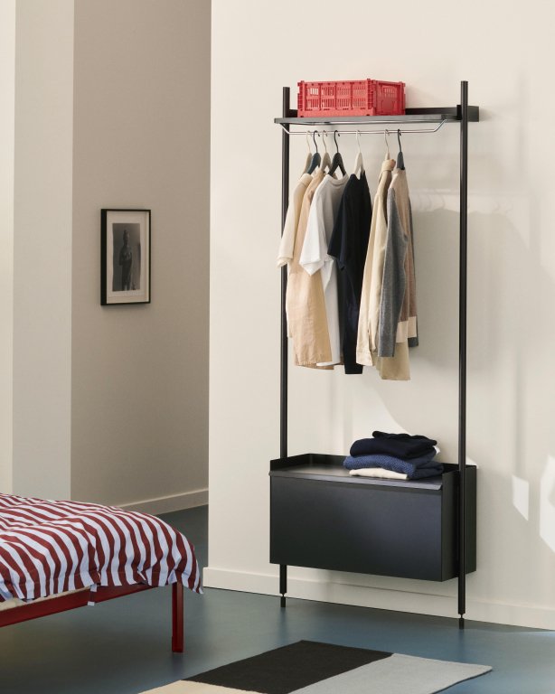Hay Pier System 1001 wandkast Blue Black