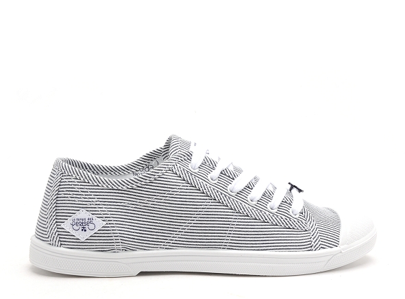 Le temps des cerises basses femme ltc basic 02 stripe bleu