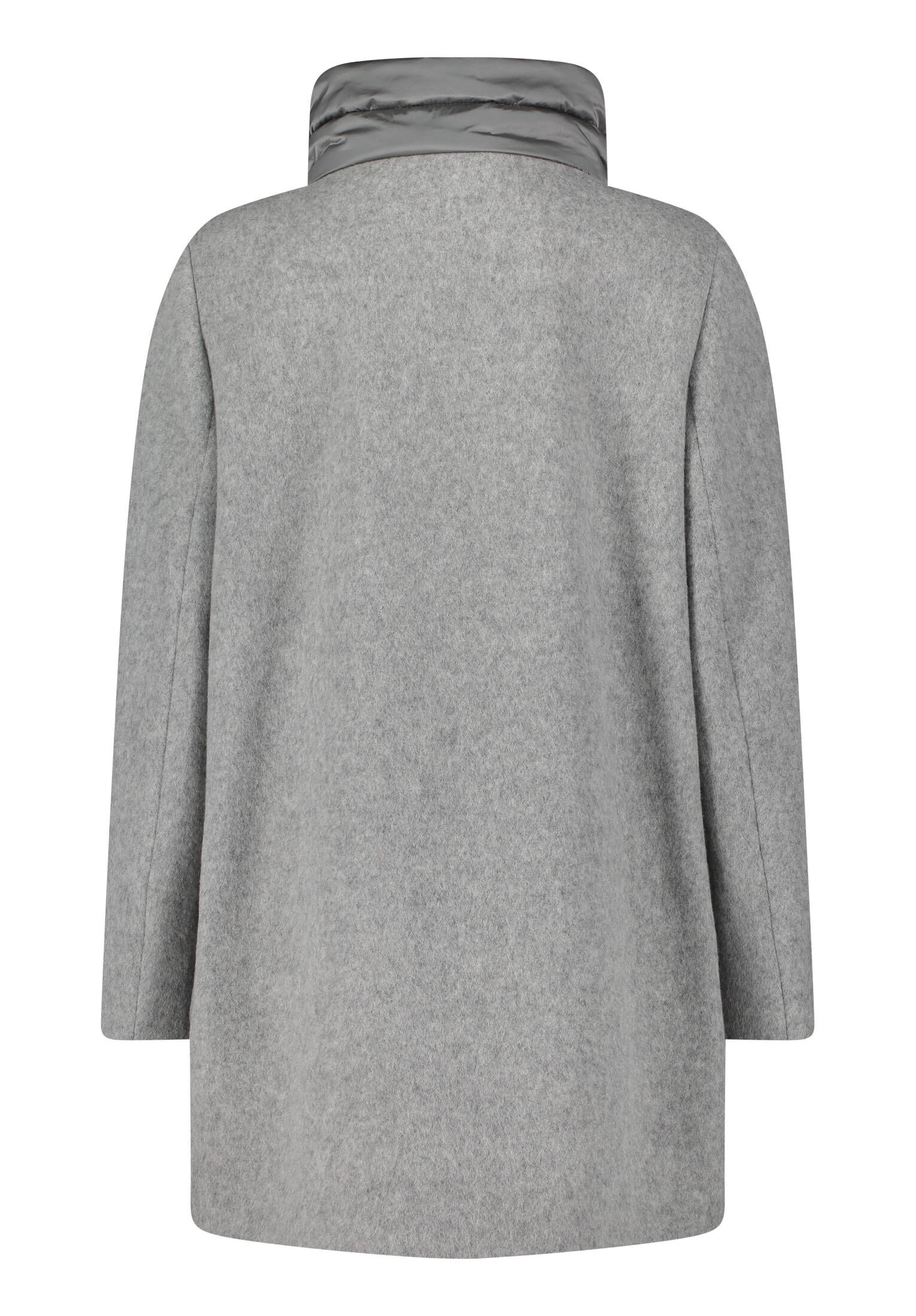 Saint Jacques| Damen Wollmantel mit Stehkragen