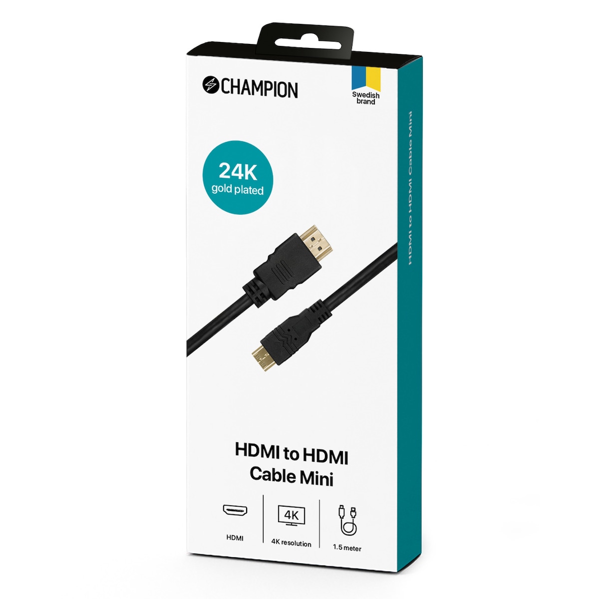 Champion HDMI-kabel Mini (AC) 1,5 meter