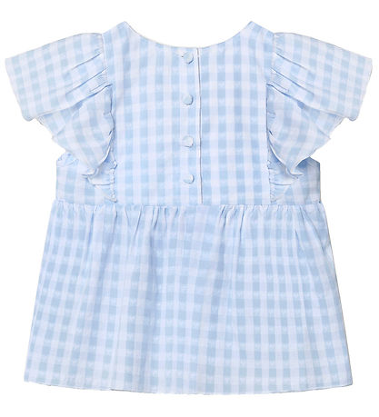 Fliink Bluse – Pari – Dream Blue Karo