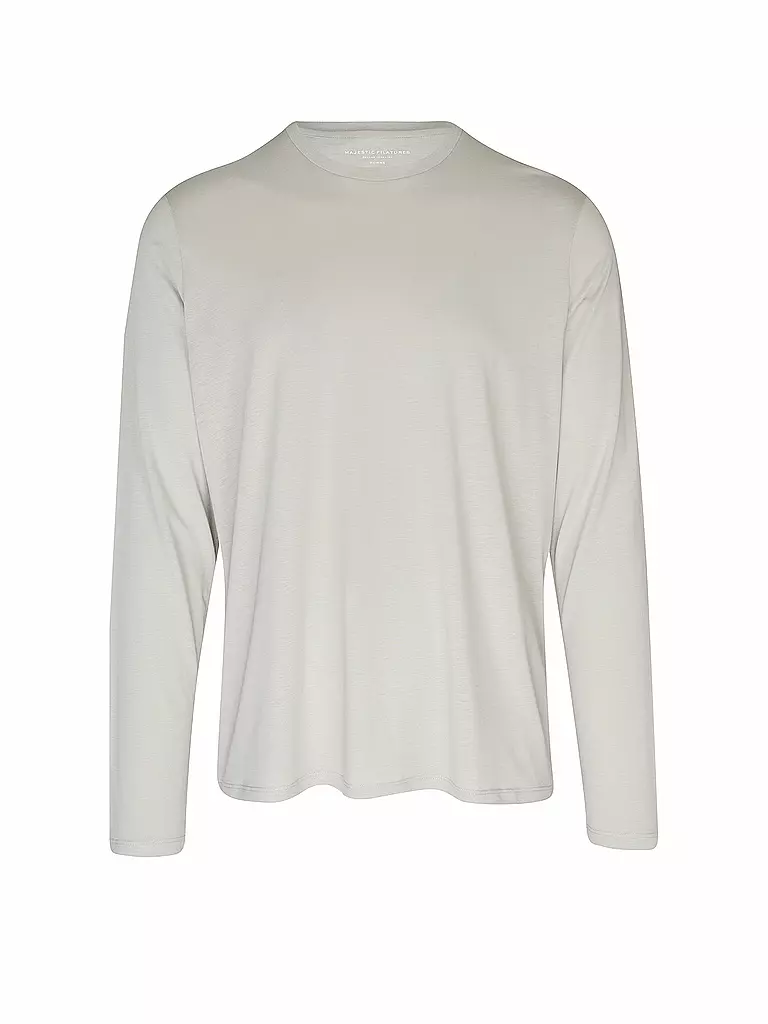 MAJESTIC FILATURES Langarmshirt beige