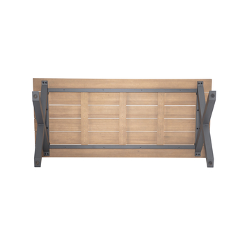 Wakefield eettafel Fouras light teak hout 210 x 95 cm