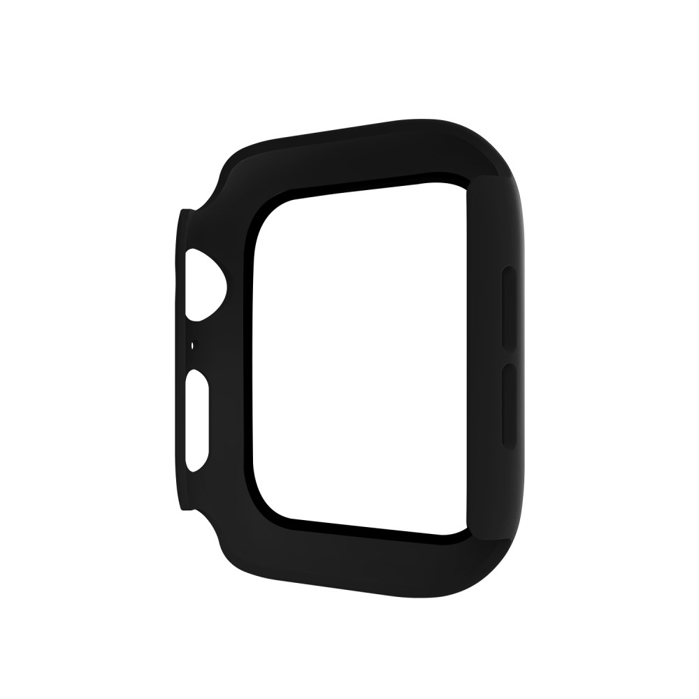 Apple Watch (44mm) Hardcase Bumper   Display Schutzfolie - Schwarz
