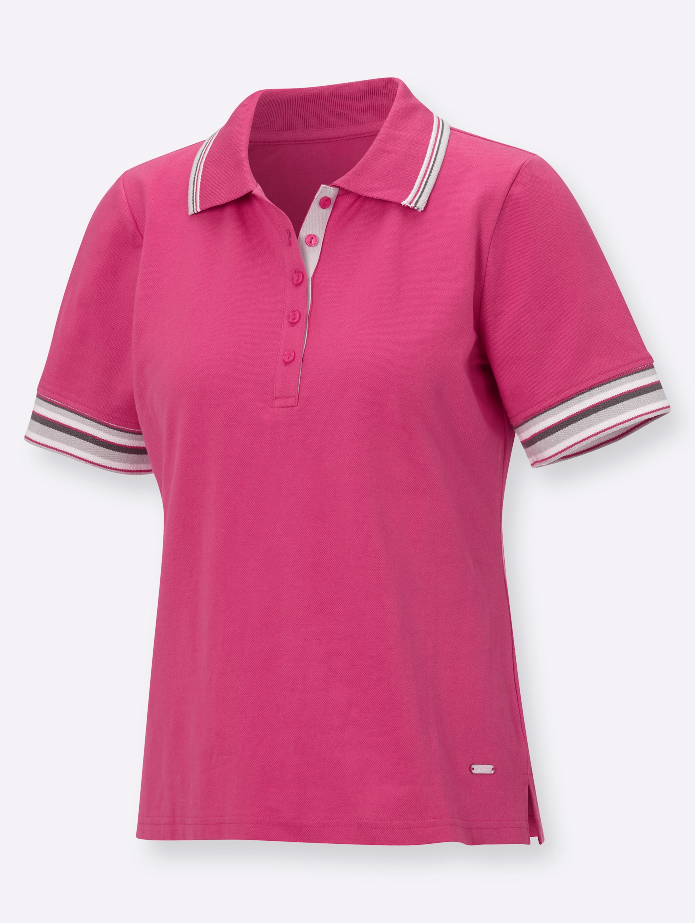 Poloshirt in fuchsia