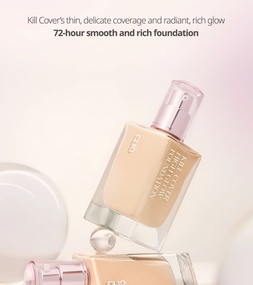 CLIO - Kill Cover High Glow Foundation - 3 kleuren