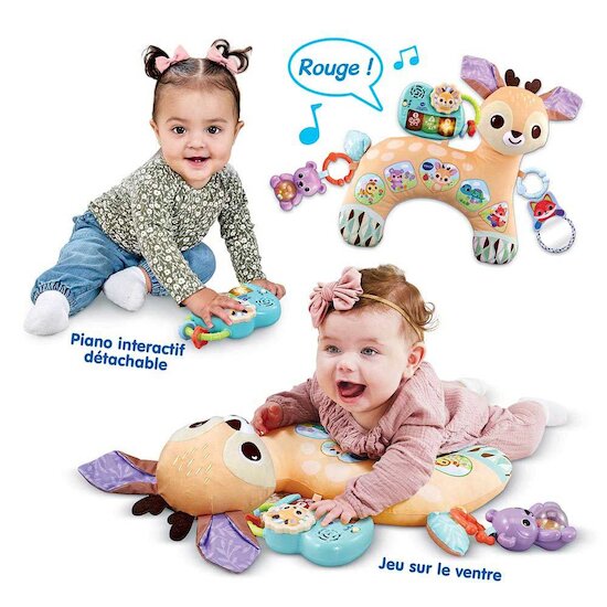 Mon coussin d'éveil sensoriel   Faon        de               Vtech