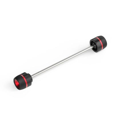 Protections de fourche Rizoma pour axe de roue avant - Rouge