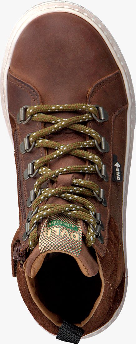 DEVELAB cognac develab hoge sneaker 41879