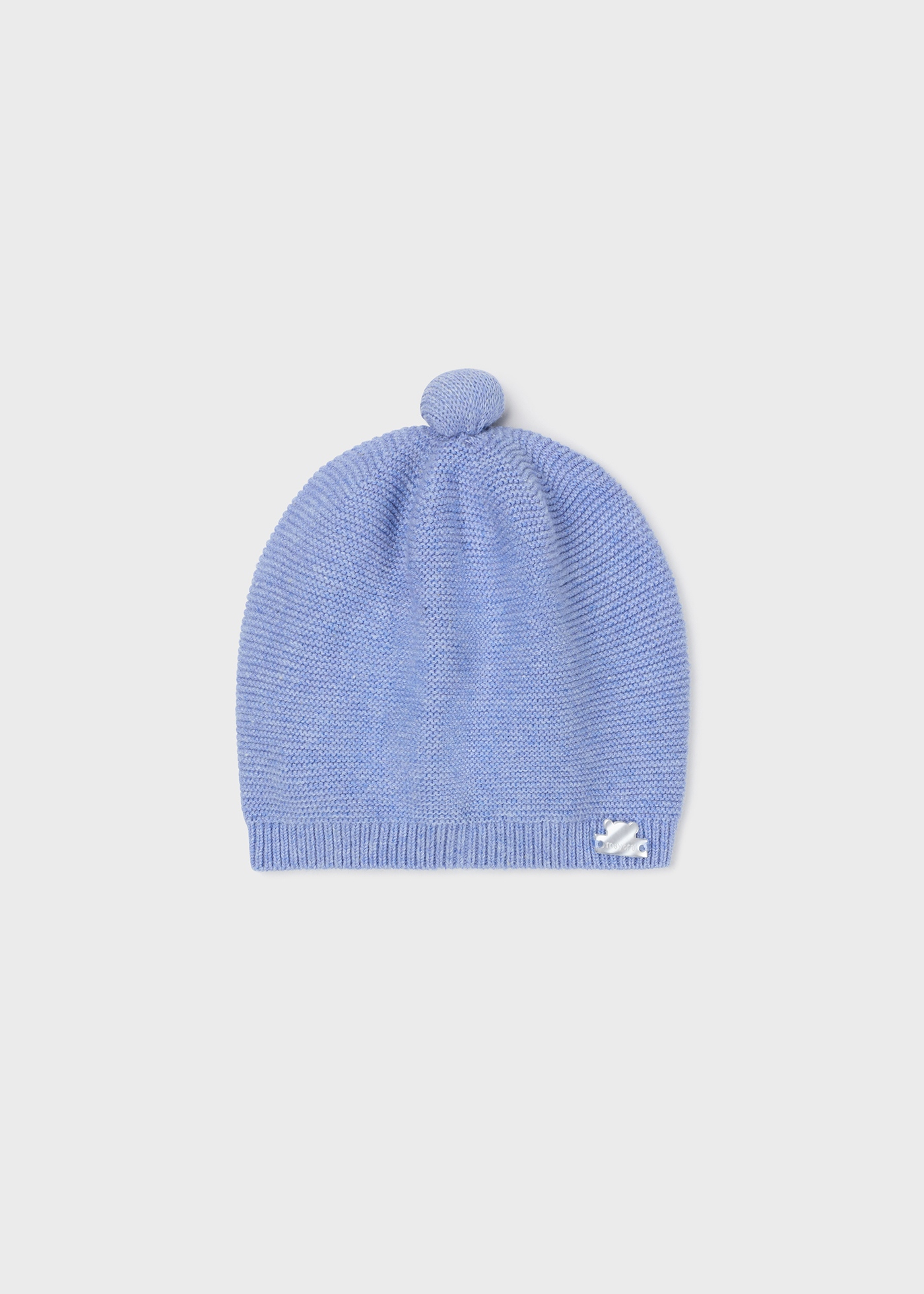 Gorro de malha de algodão sustentável para recém-nascidos