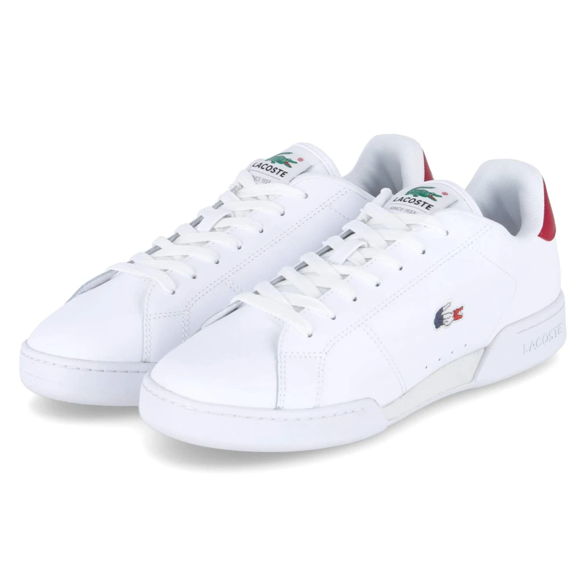 LacosteLow Sneaker CARNABY - wht/nvy/red