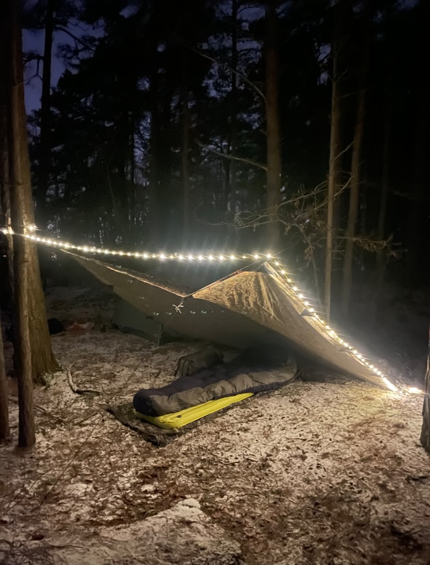 North Trail Led Sling 8M<br>Telt Lanterne og Camp Lys Slynge i ett.