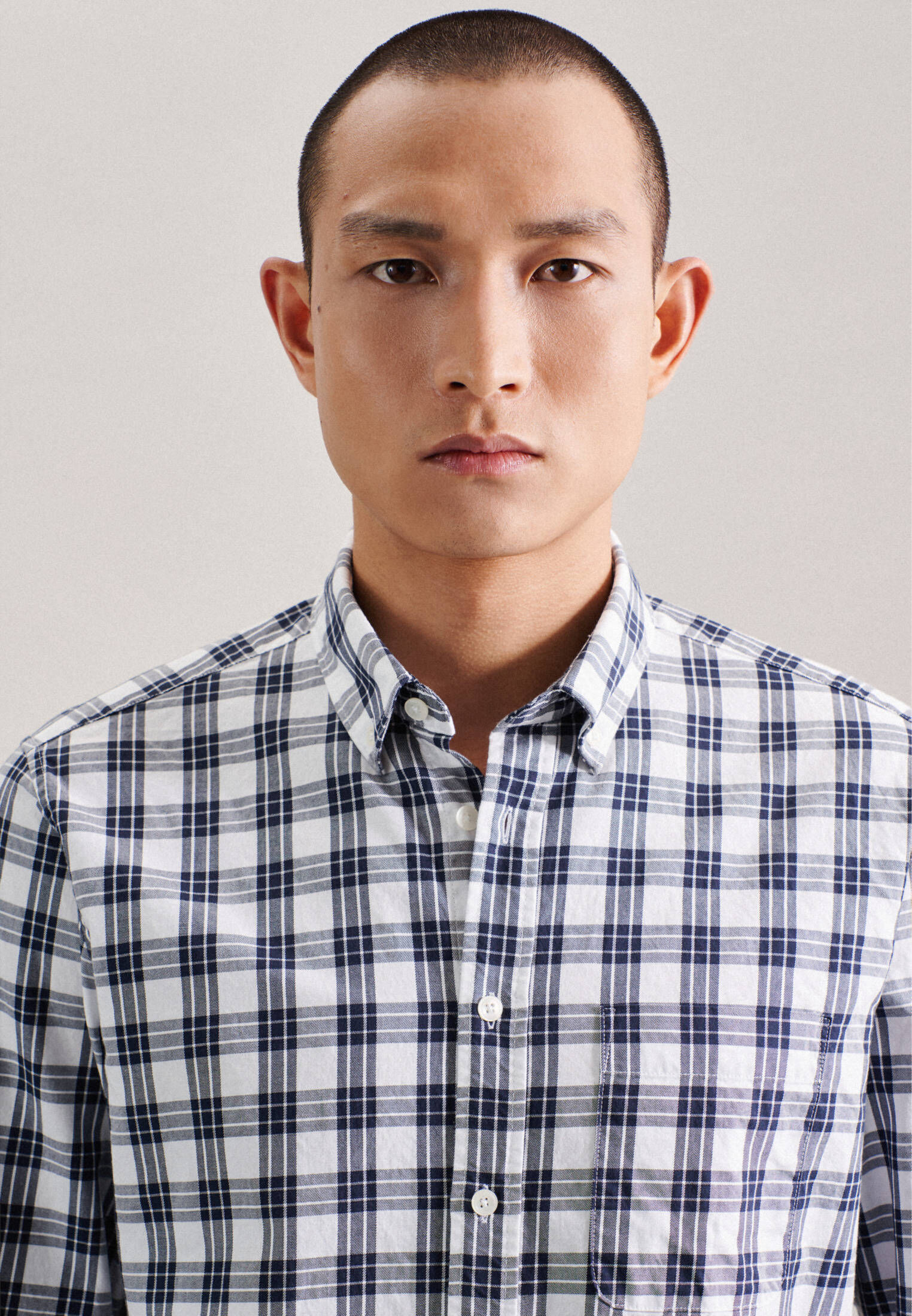 Seidensticker| Herren Casual Hemd Schwarze Rose