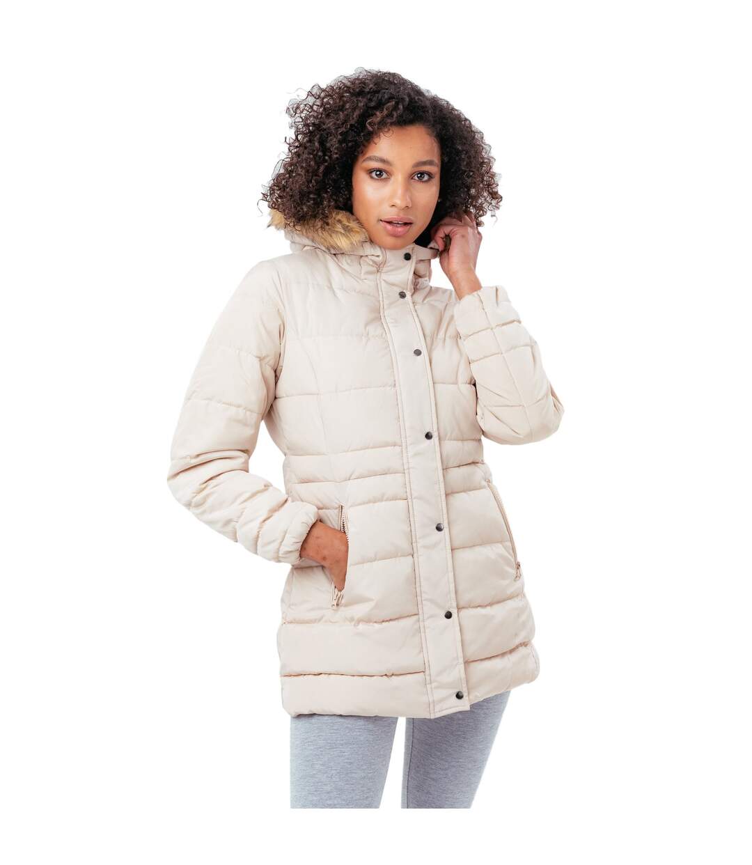 Hype - Manteau - Femme (Beige) - UTHY6955