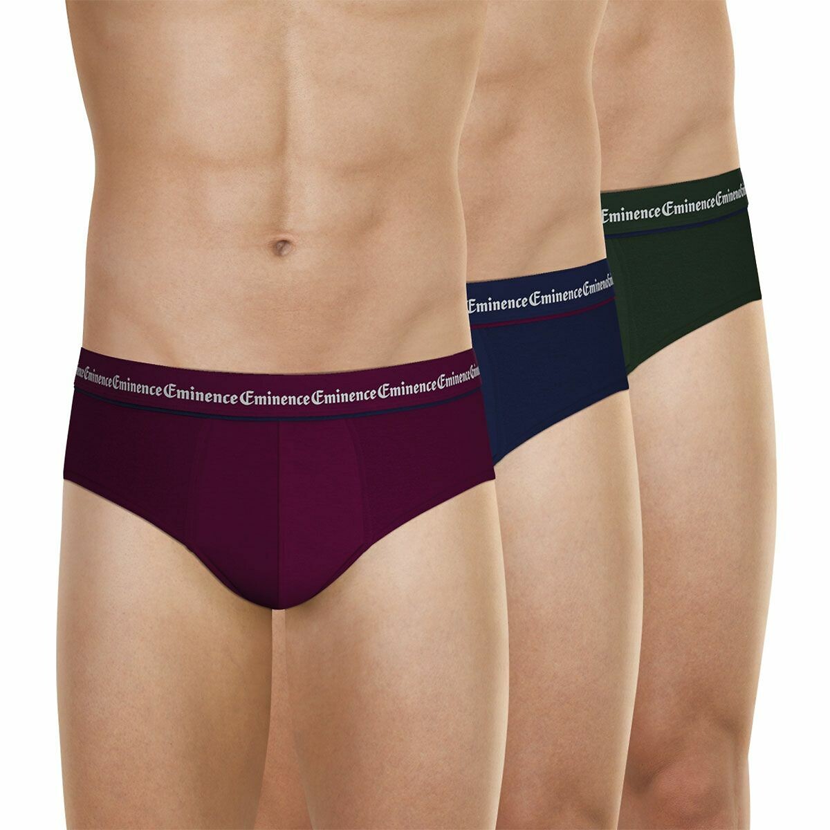 EMINENCE<br>Conjunto de 3 cuecas de algodão