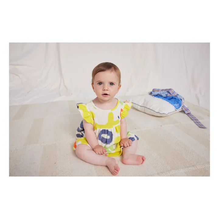 Bobo Choses Robe Volants Carnival | Ecru