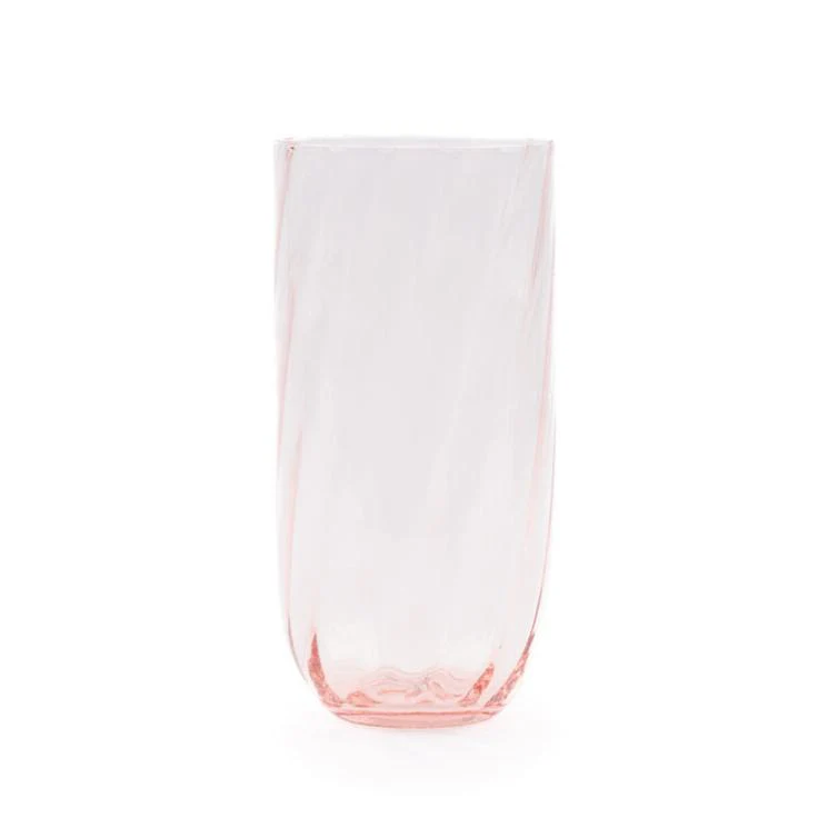 Anna Von Lipa  Swirl Long tumbler glas - rosa