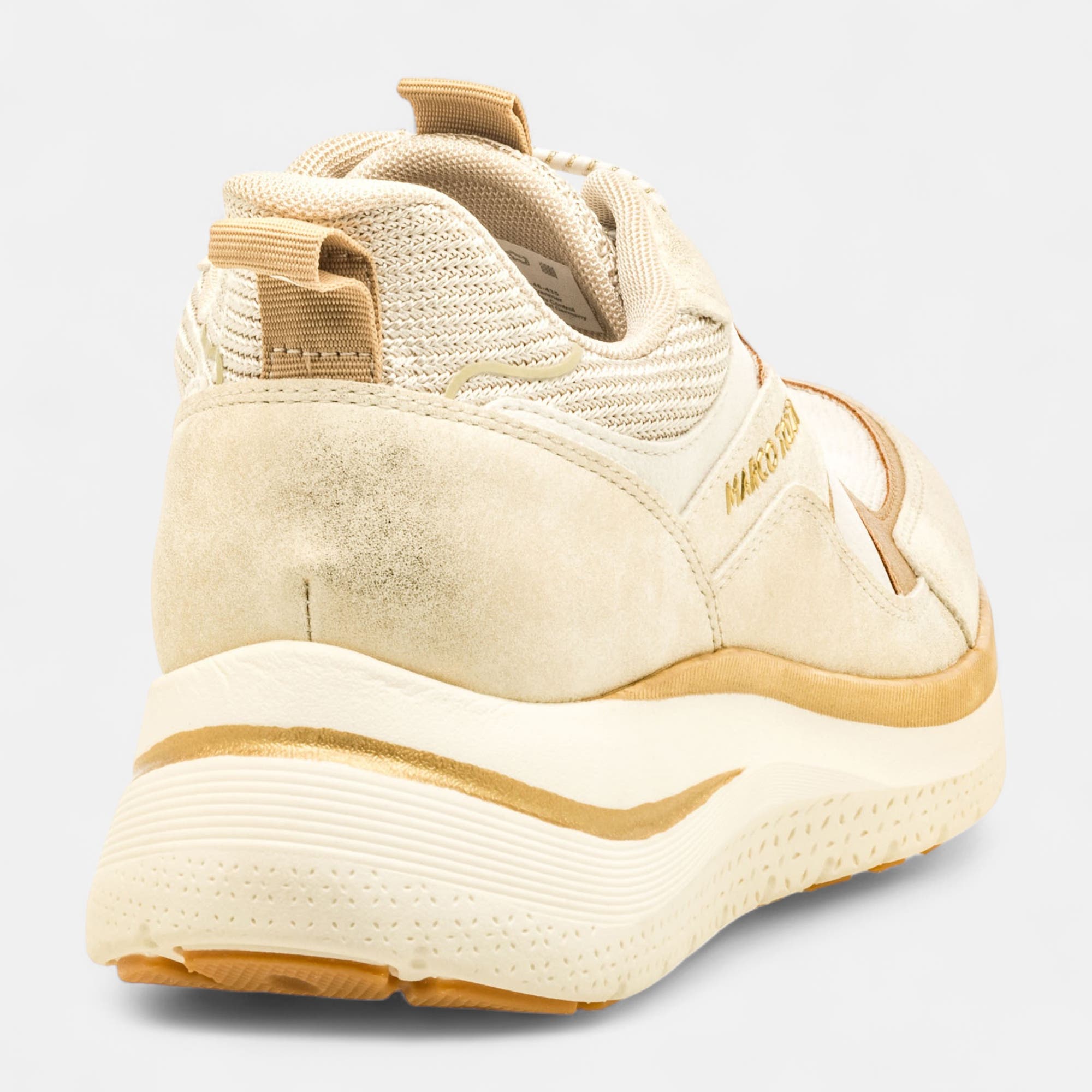 Baskets basses Femme or