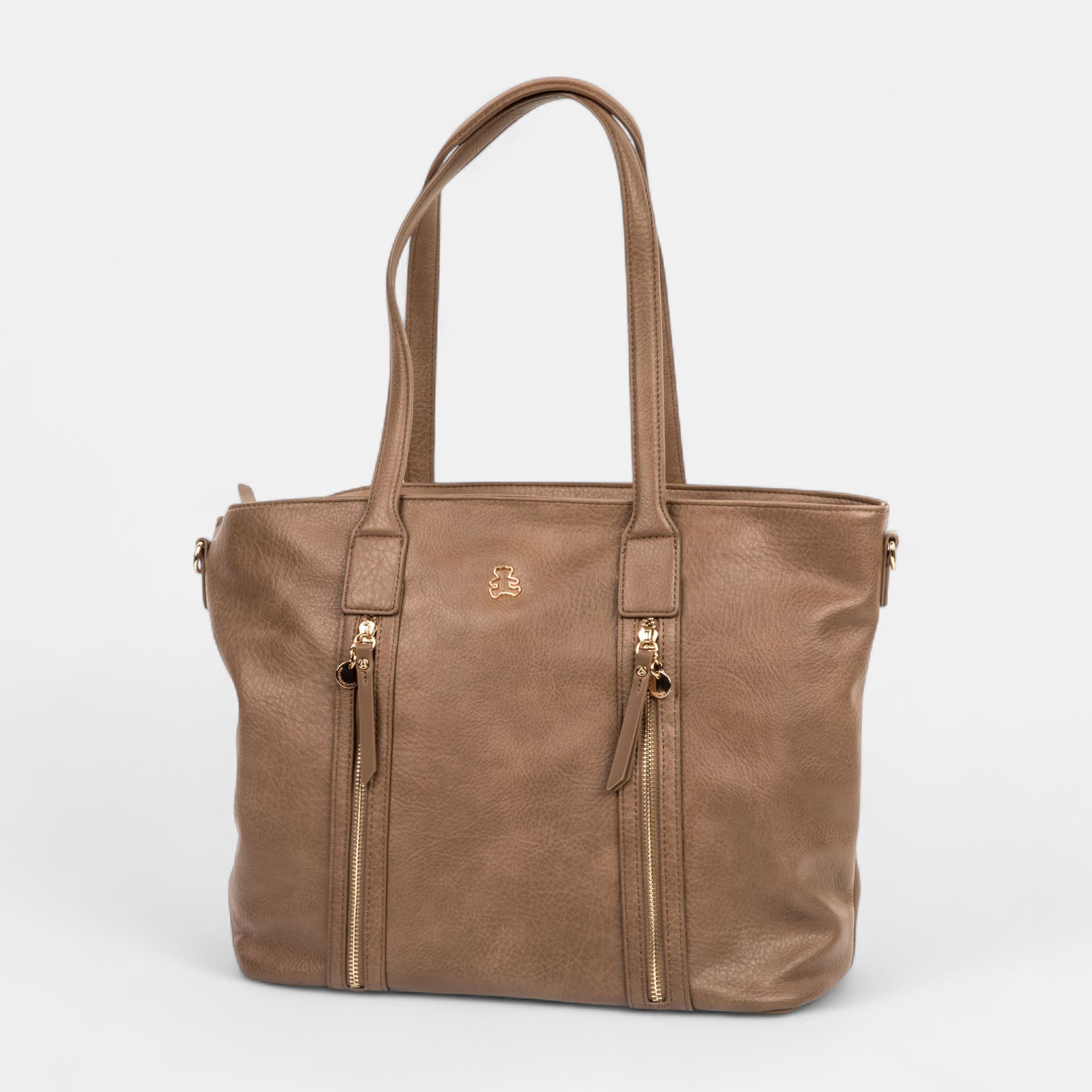 Sac de shopping taupe