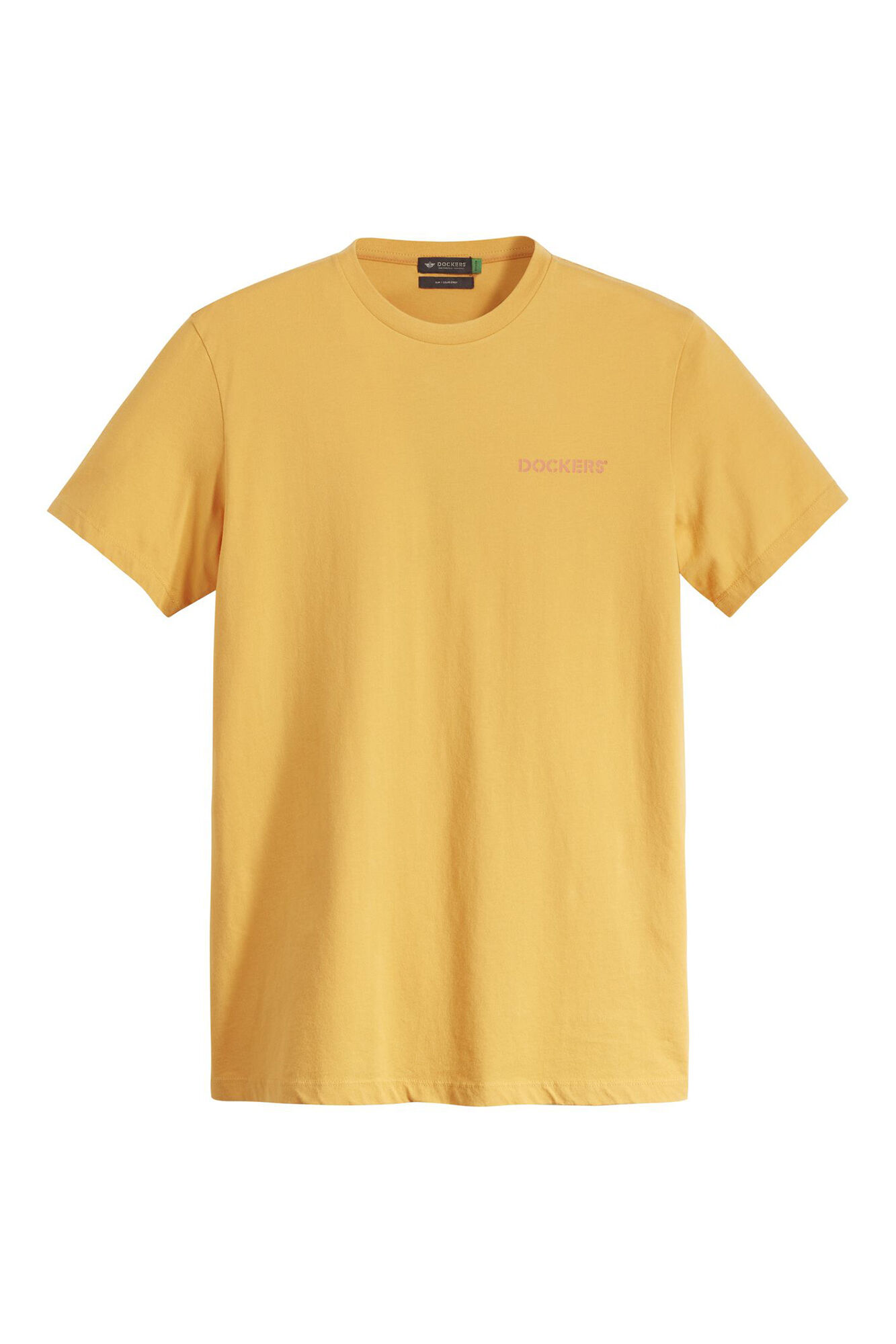 Camiseta Slim Fit com Logo - Amarela