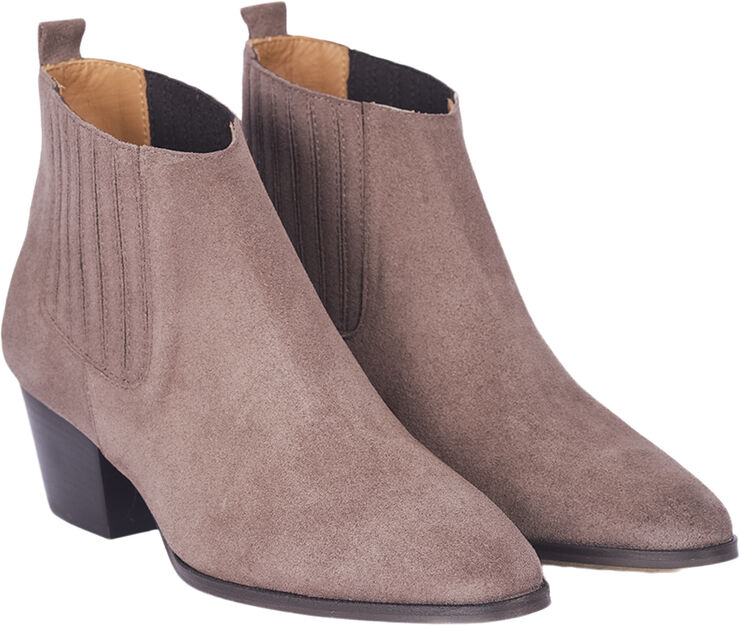 ANGULUS Ankel støvlet med hæl 1780/002 taupe/brown