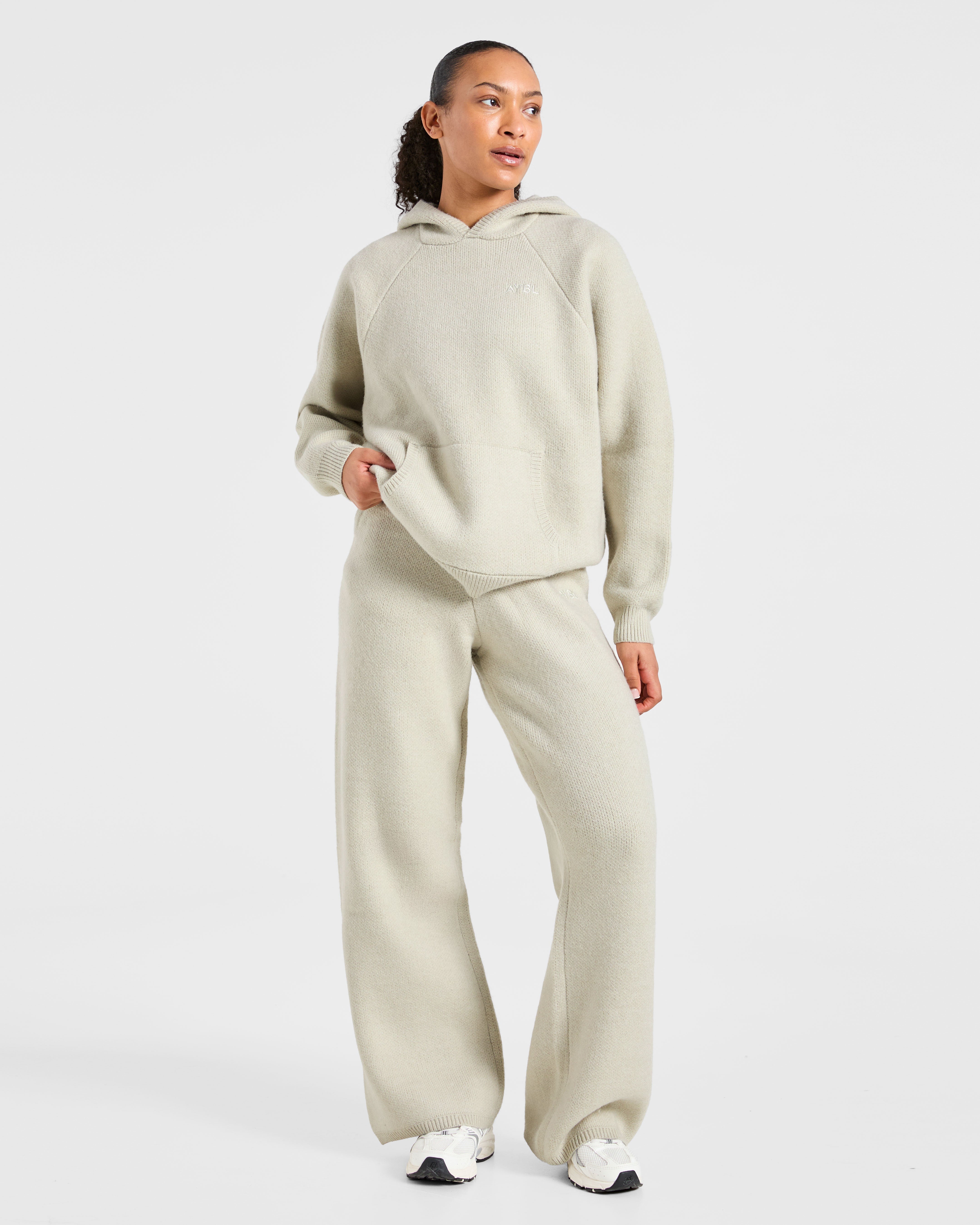 Soft Oversized Knitted Hoodie